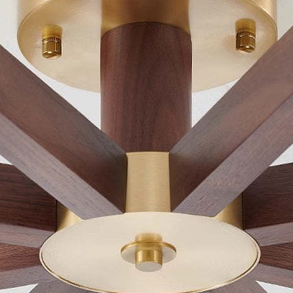Chinese Copper Branch 5/6/8/10-Light Ceiling Light — 6 / B / 220V-240V For UK/AU