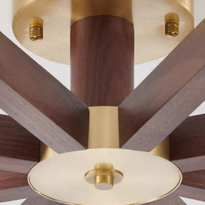 Chinese Copper Branch 5/6/8/10-Light Ceiling Light — 6 / B / 220V-240V For UK/AU