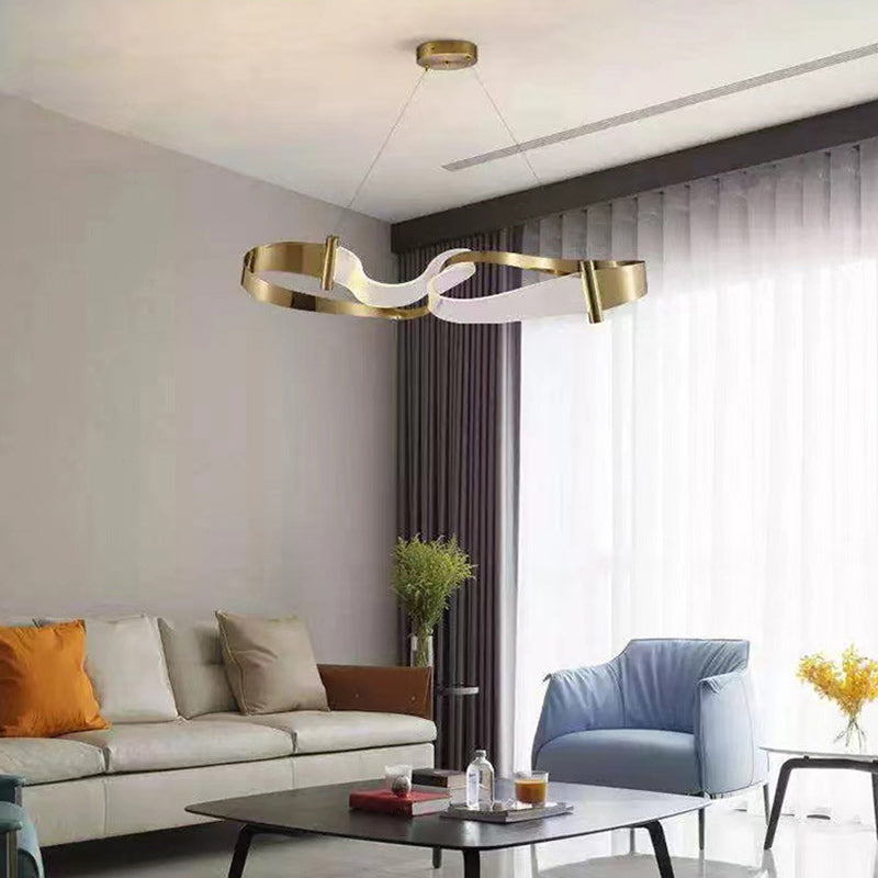 Contemporary Iron Chandelier - D24