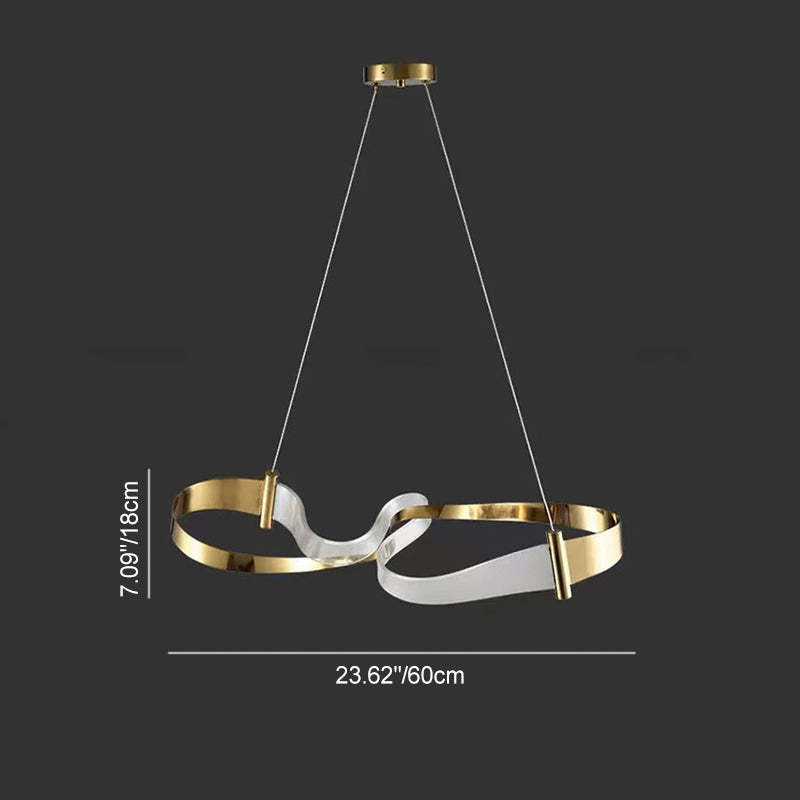 Contemporary Iron Chandelier - D24