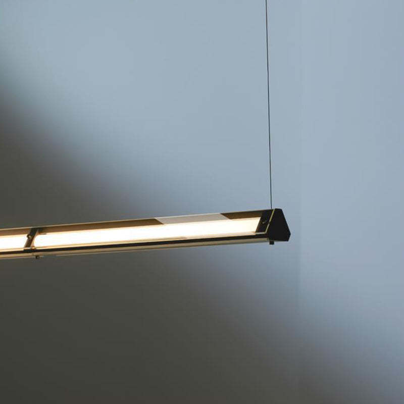 Nordic island triangular black chandeliers, Lighom