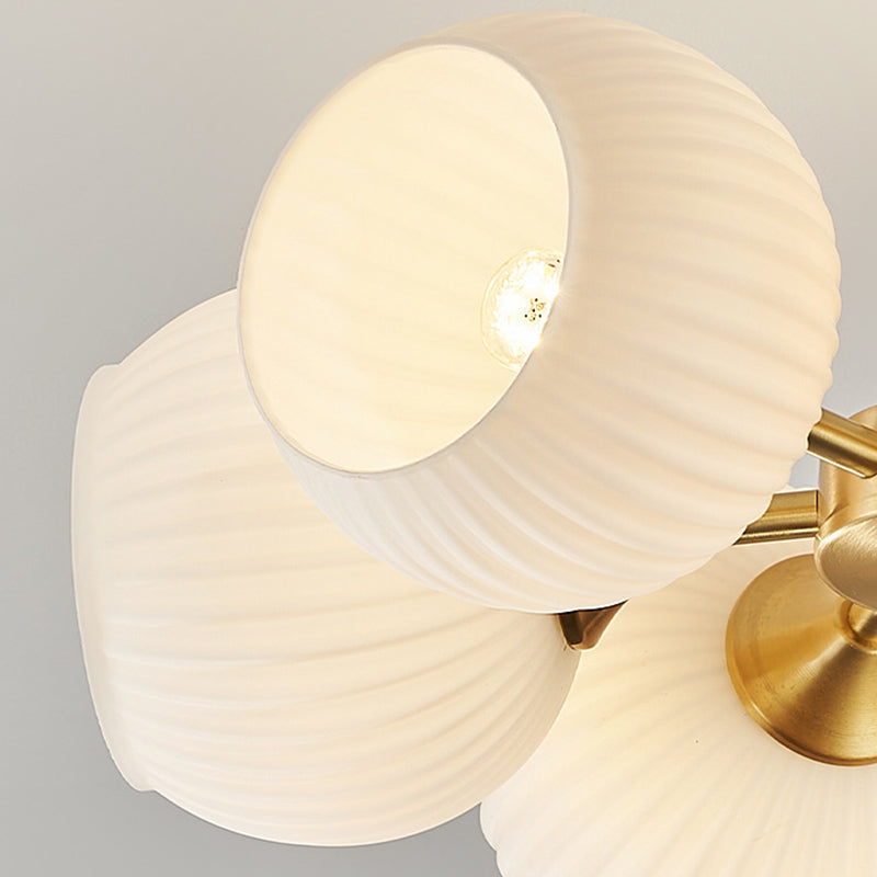 Minimalist All-Copper Globe Ceiling Light