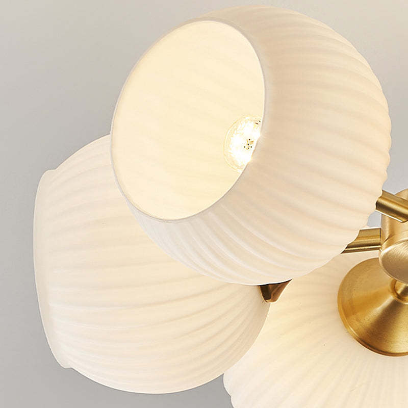 Minimalist All-Copper Globe Ceiling Light