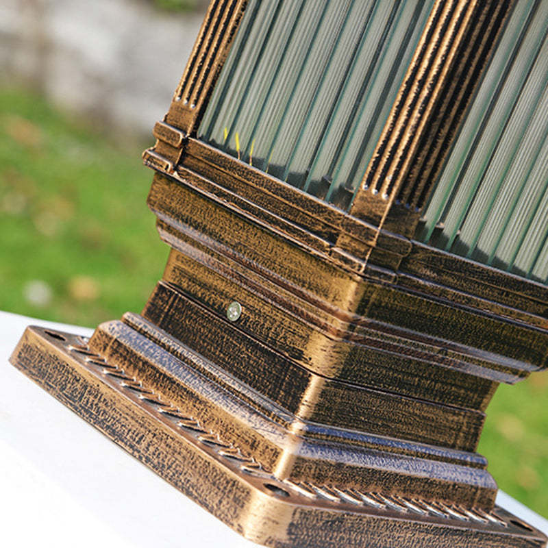 European Aluminum Post Outdoor Light