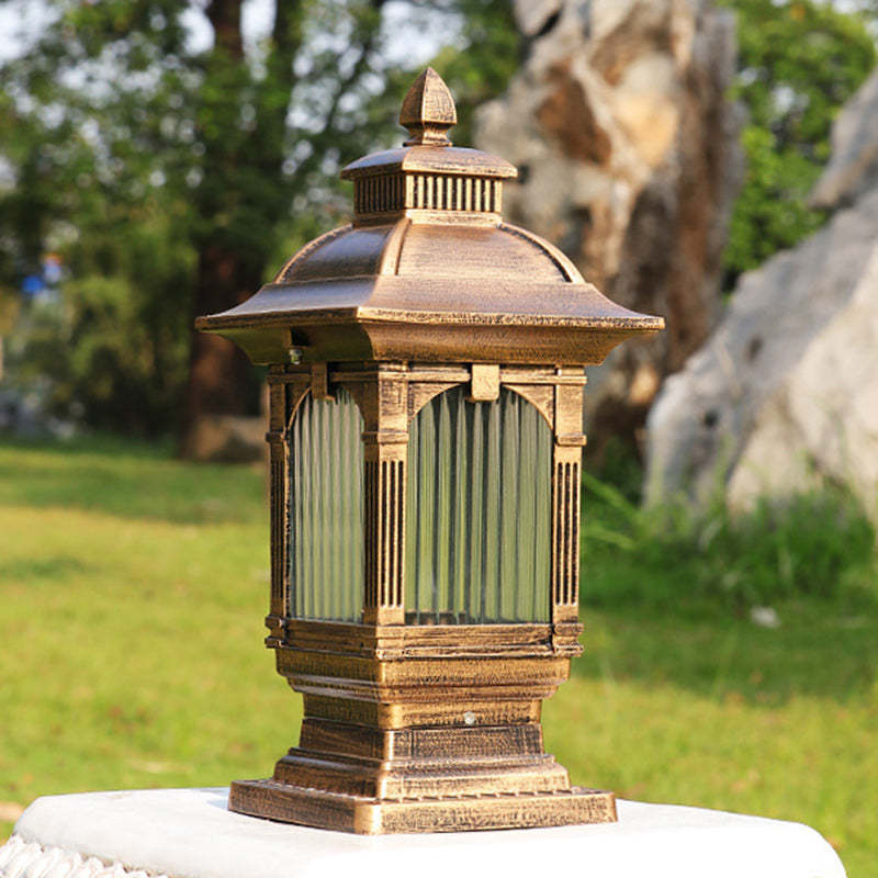 European Aluminum Post Outdoor Light