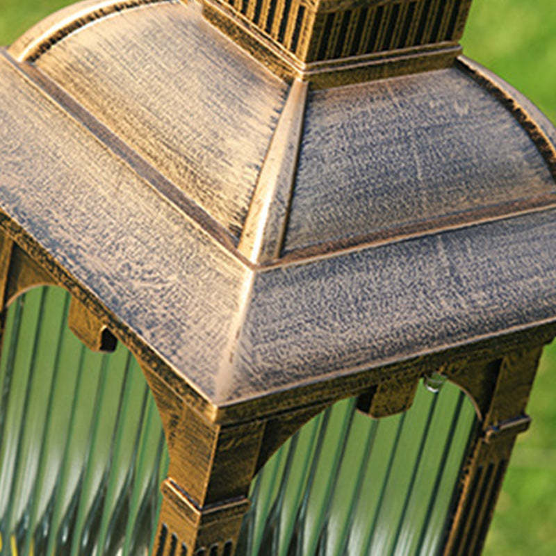 European Aluminum Post Outdoor Light