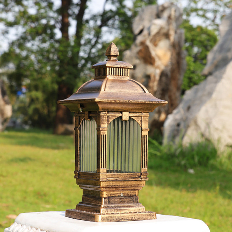 European Aluminum Post Outdoor Light