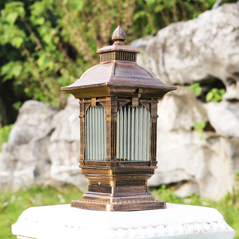 European Aluminum Post Outdoor Light