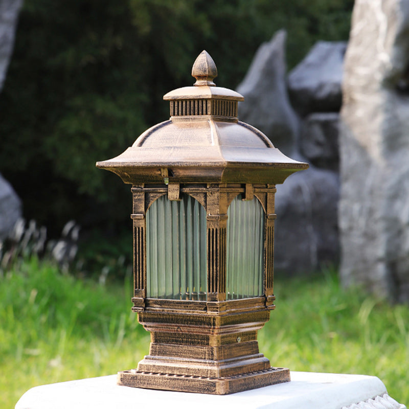 European Aluminum Post Outdoor Light