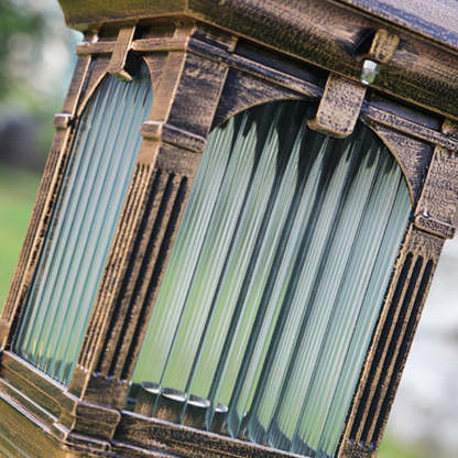 European Aluminum Post Outdoor Light