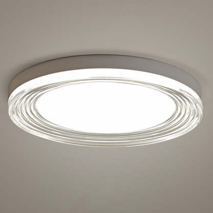 Minimalist Acrylic Round LED Flush Mount Light