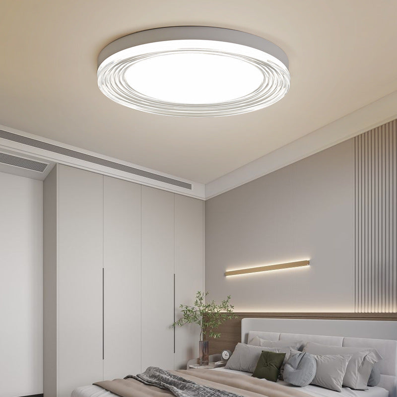 Minimalist Acrylic Round LED Flush Mount Light