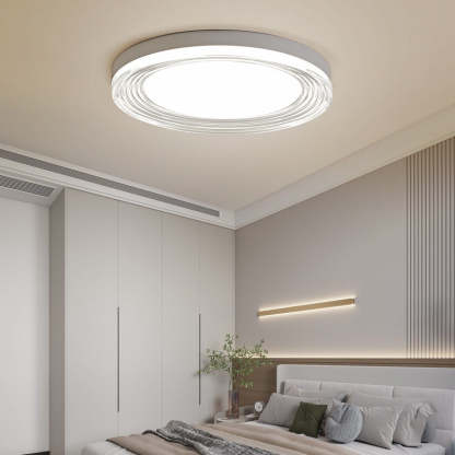 Minimalist Acrylic Round LED Flush Mount Light