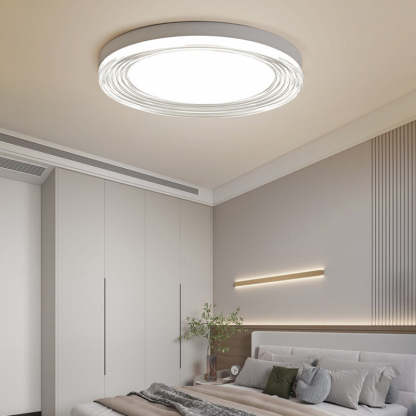 Minimalist Acrylic Round LED Flush Mount Light