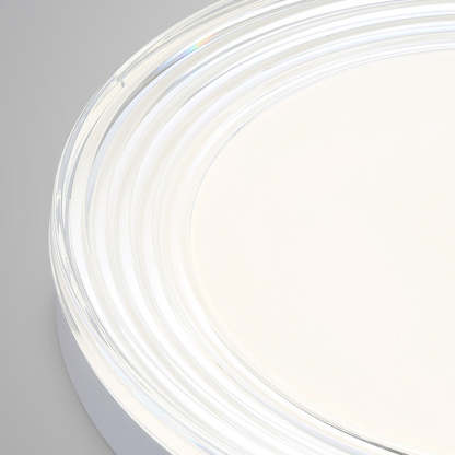 Minimalist Acrylic Round LED Flush Mount Light