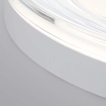 Minimalist Acrylic Round LED Flush Mount Light
