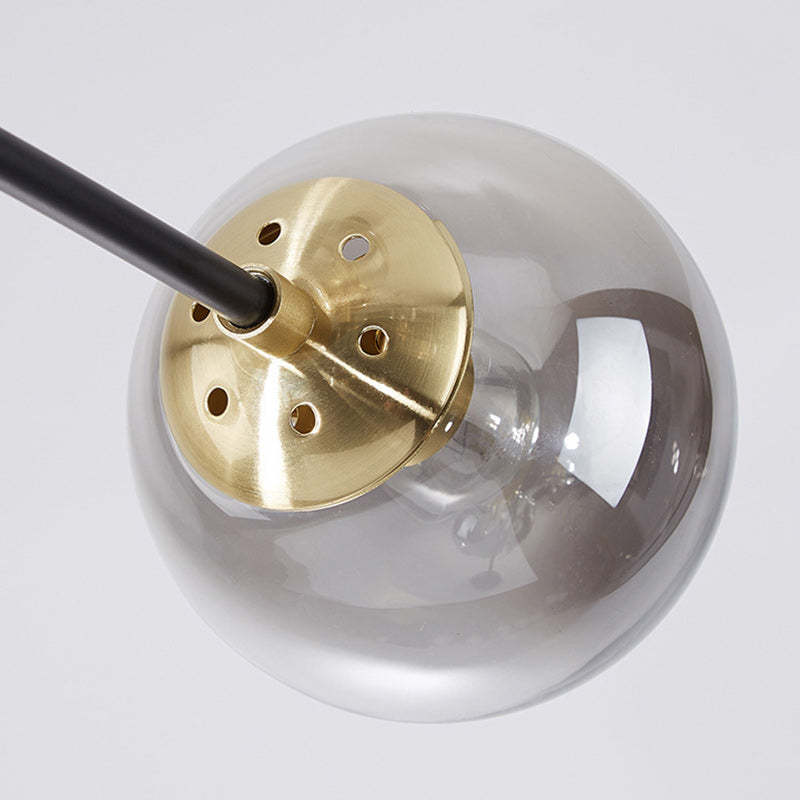 Nordic Iron Glass Round Chandelier