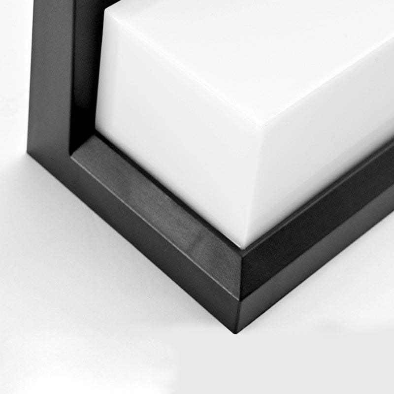 Minimalist Solar Plastic Outdoor Wall Sconce