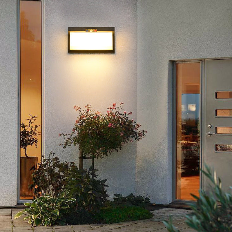 Lighom minimalist black wall sconces — Cool White (6000K)