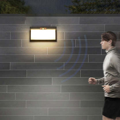 Minimalist Solar Plastic Outdoor Wall Sconce