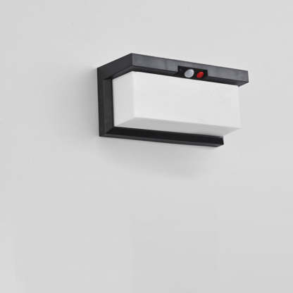 Minimalist Solar Plastic Outdoor Wall Sconce