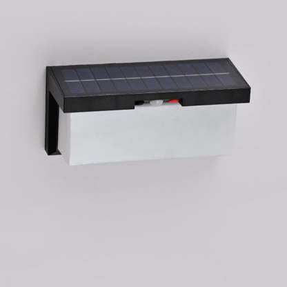 Minimalist Solar Plastic Outdoor Wall Sconce