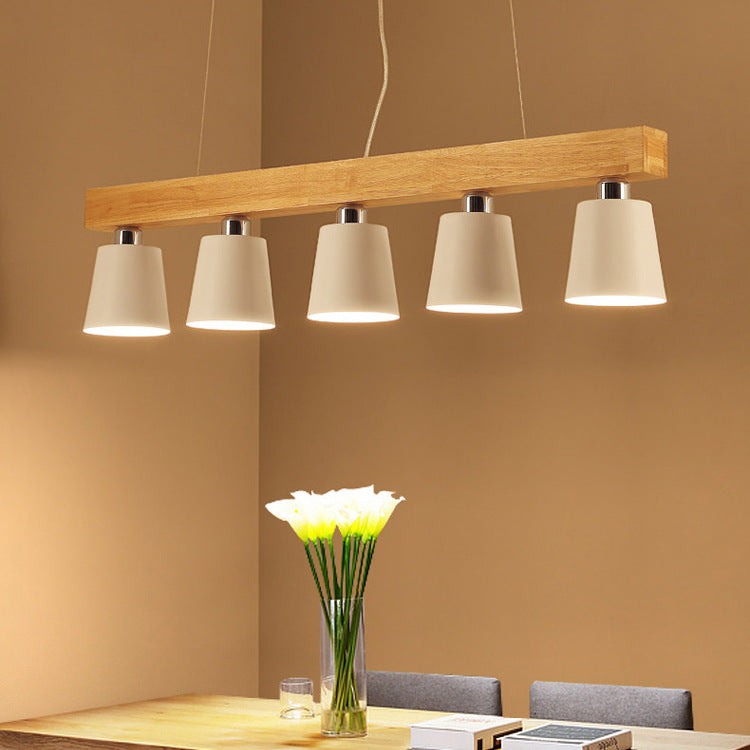 Nordic Wood Island Chandelier