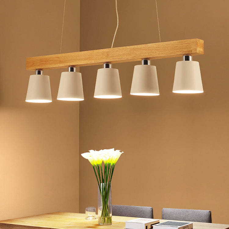 Nordic Wood Island Chandelier