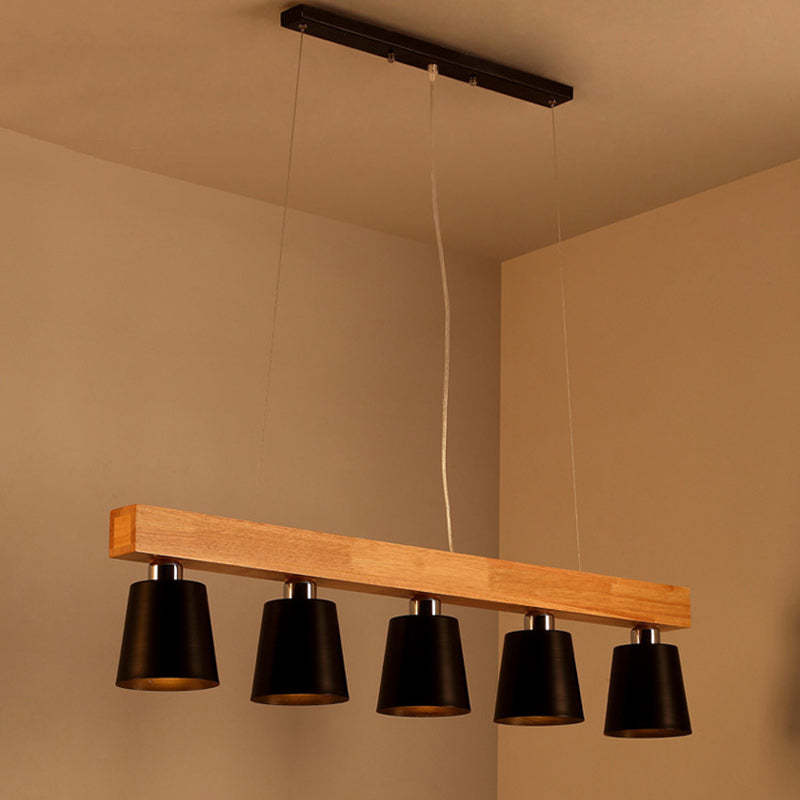 Nordic Wood Island Chandelier