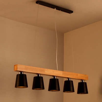 Nordic Wood Island Chandelier