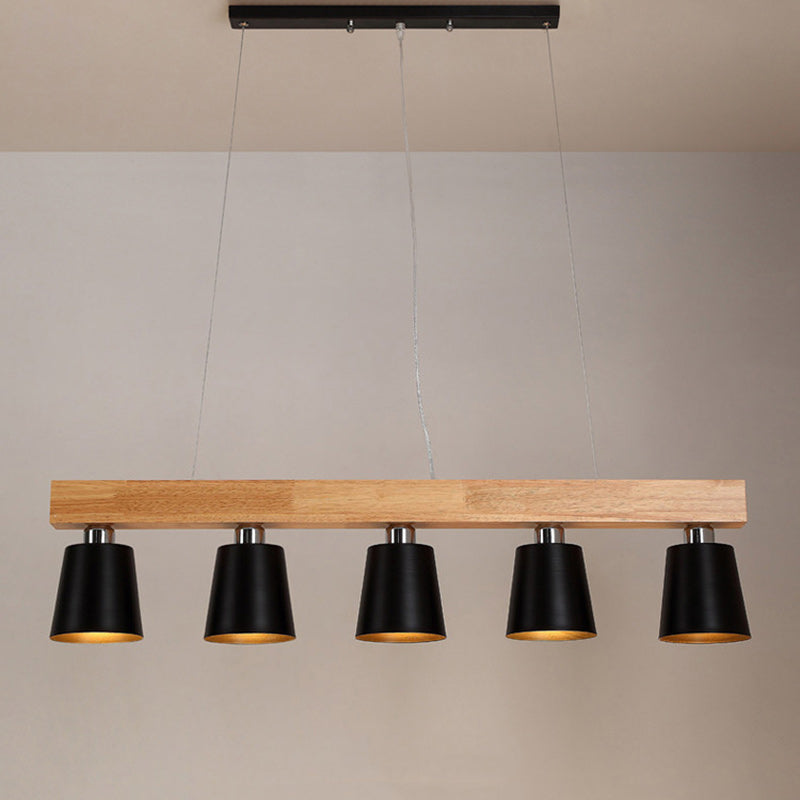 Nordic Wood Island Chandelier