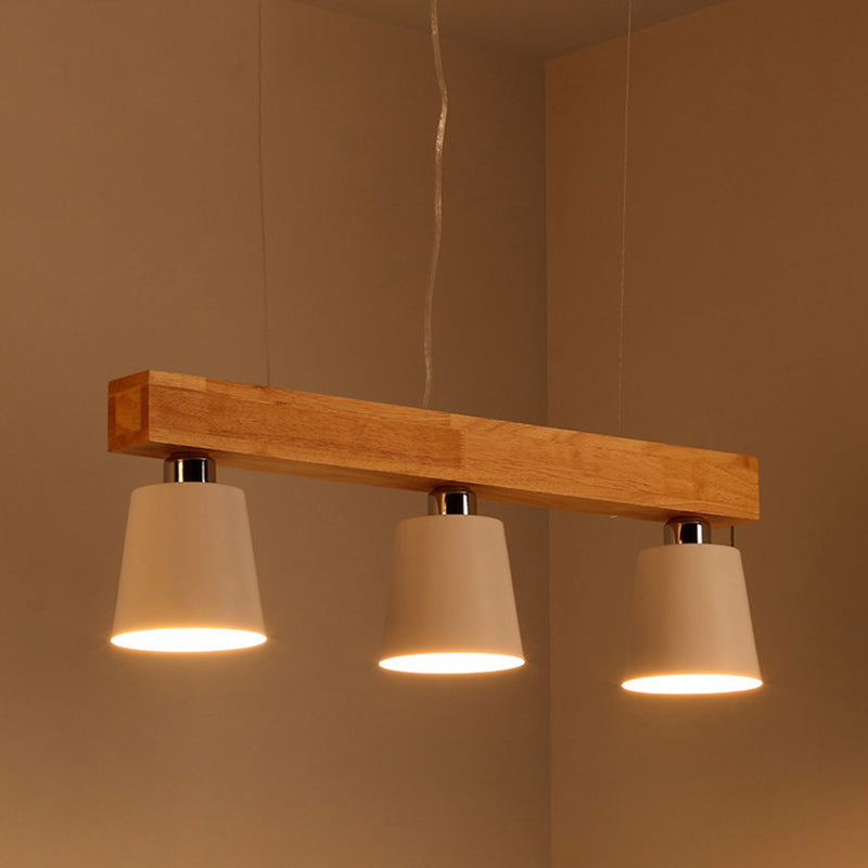 Nordic Wood Island Chandelier