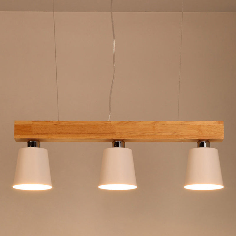 Nordic Wood Island Chandelier