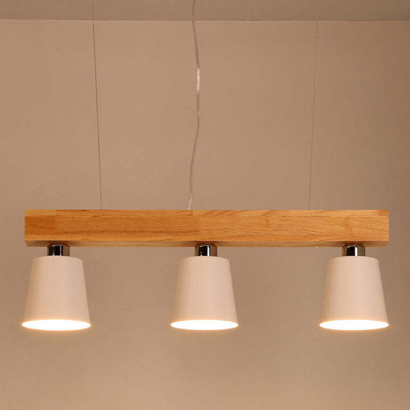 Nordic Wood Island Chandelier