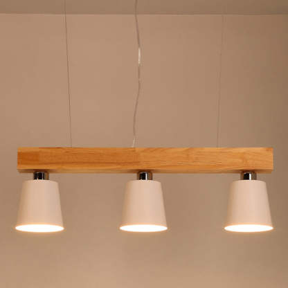 Nordic Wood Island Chandelier