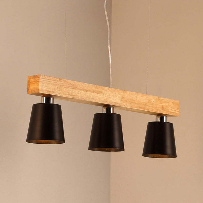 Nordic Wood Island Chandelier