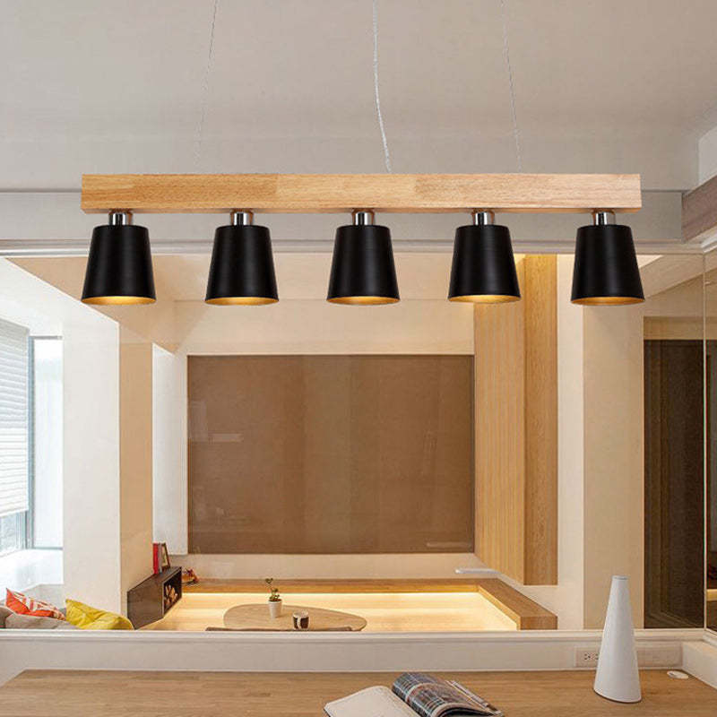 Nordic Wood Island Chandelier