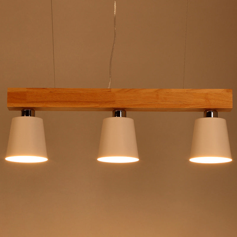 Nordic Wood Island Chandelier