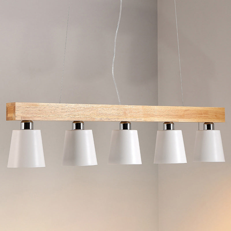Nordic Wood Island Chandelier