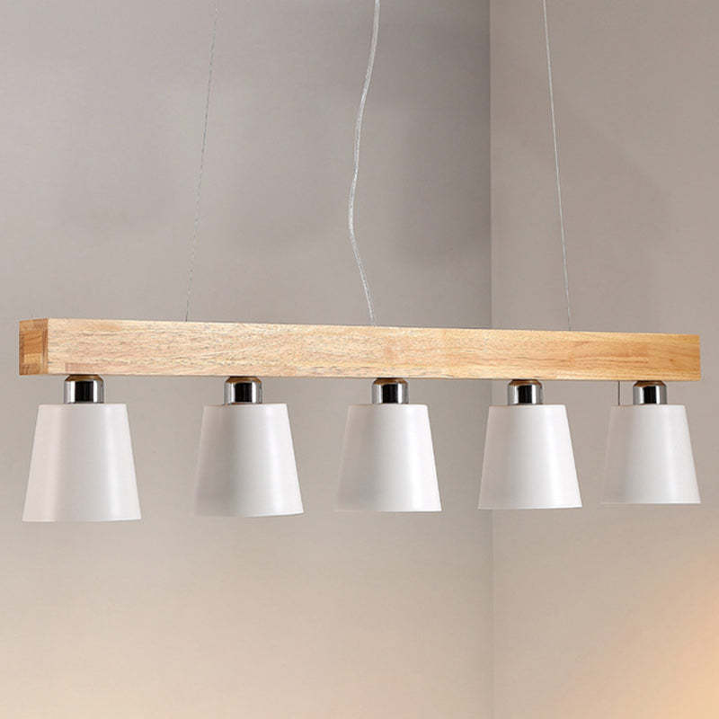Nordic Wood Island Chandelier