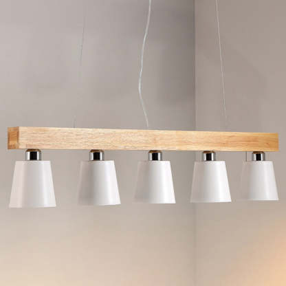 Nordic Wood Island Chandelier