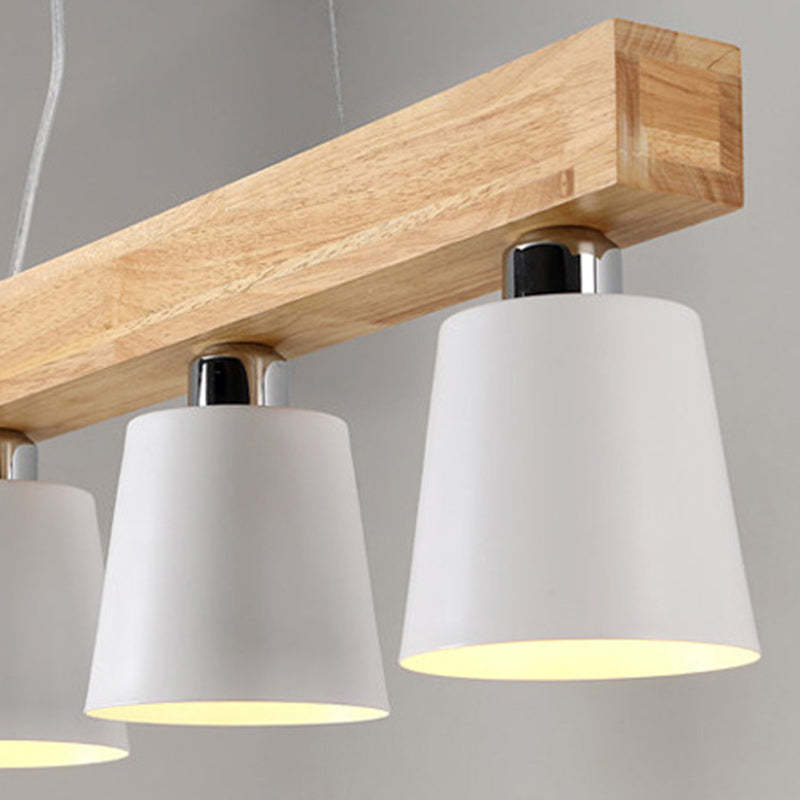 Nordic Wood Island Chandelier