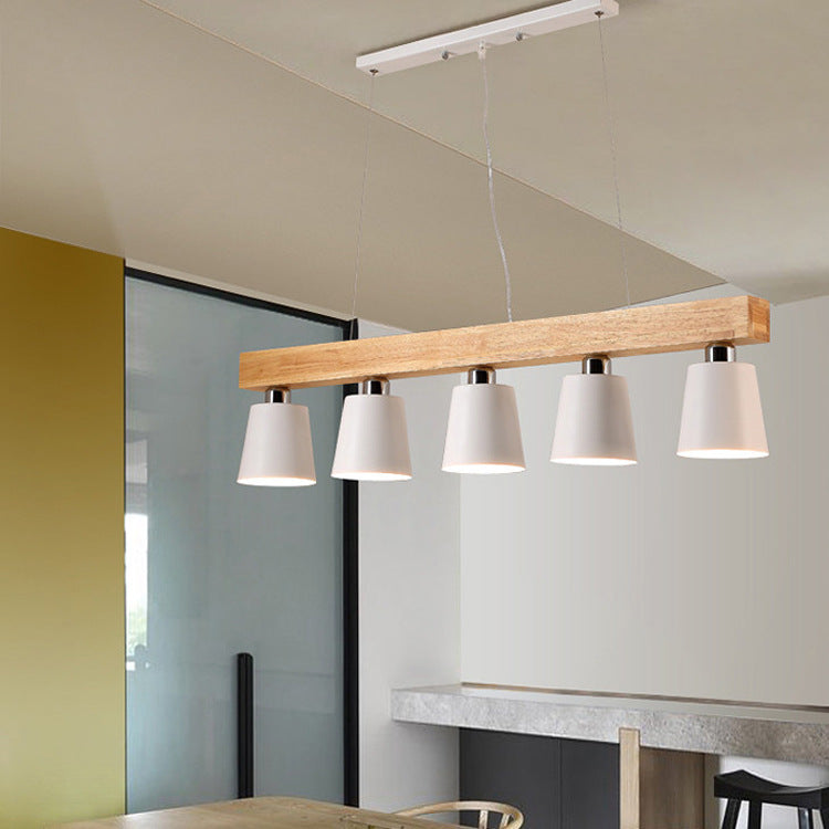 Nordic Wood Island Chandelier