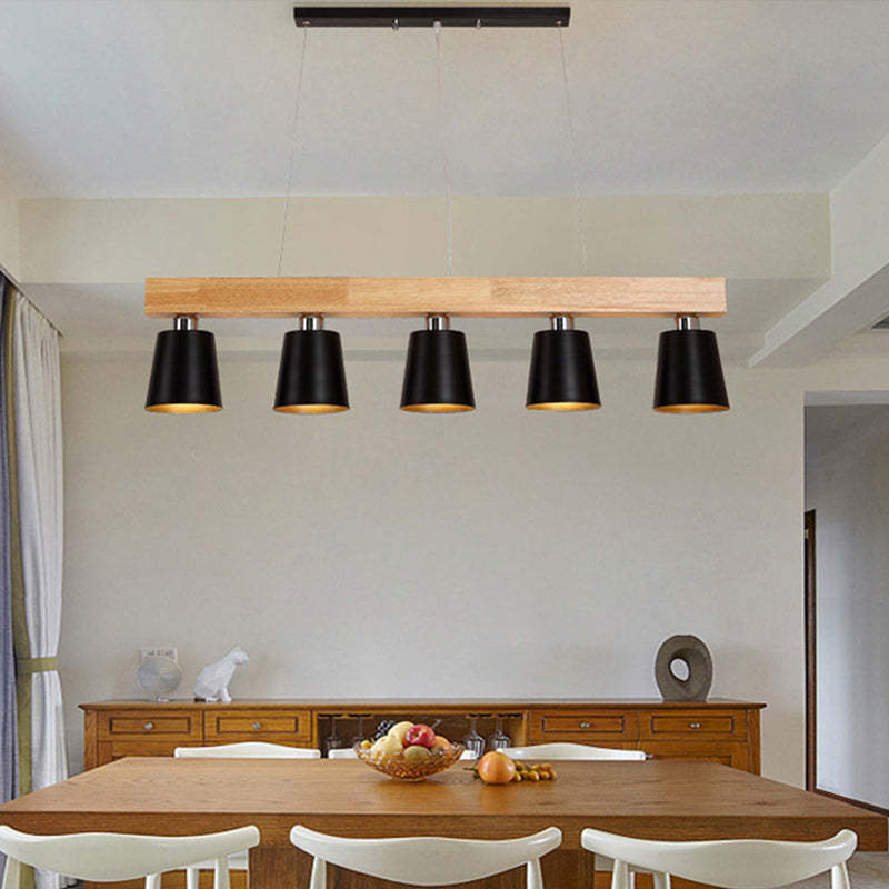 Nordic Wood Island Chandelier