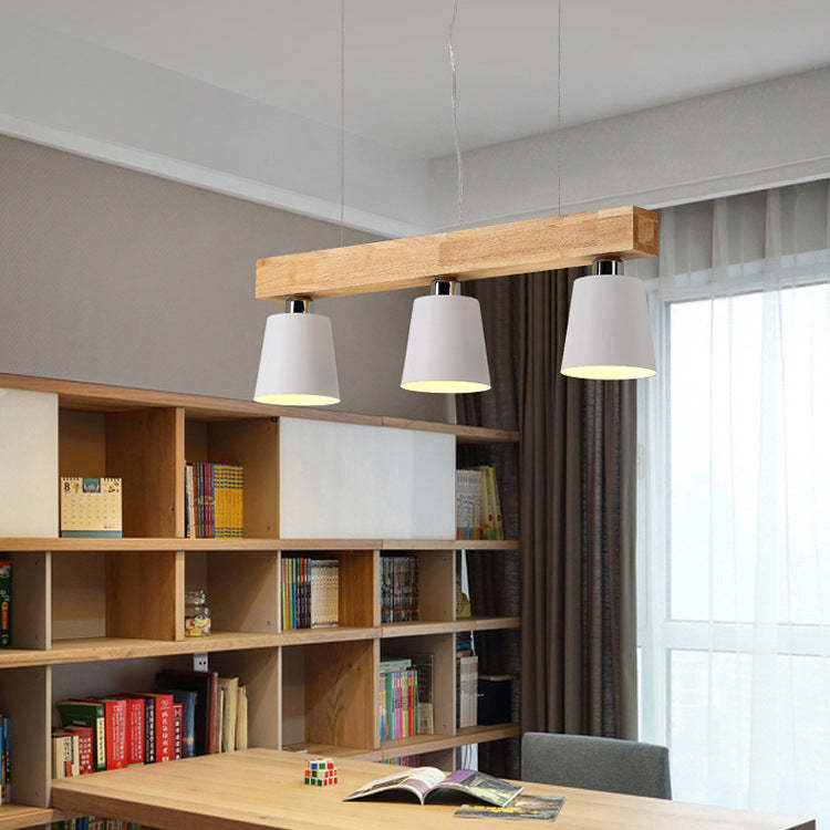 Nordic Wood Island Chandelier