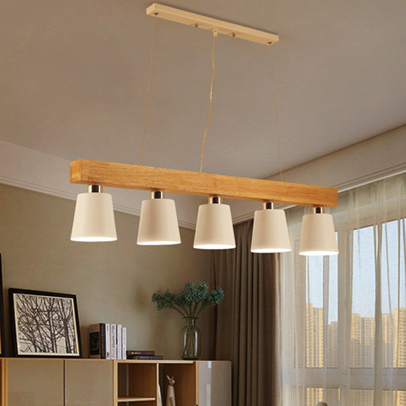 Nordic Wood Island Chandelier