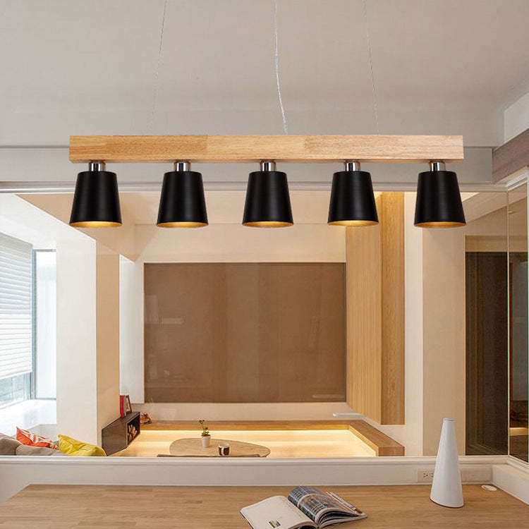 Nordic Wood Island Chandelier