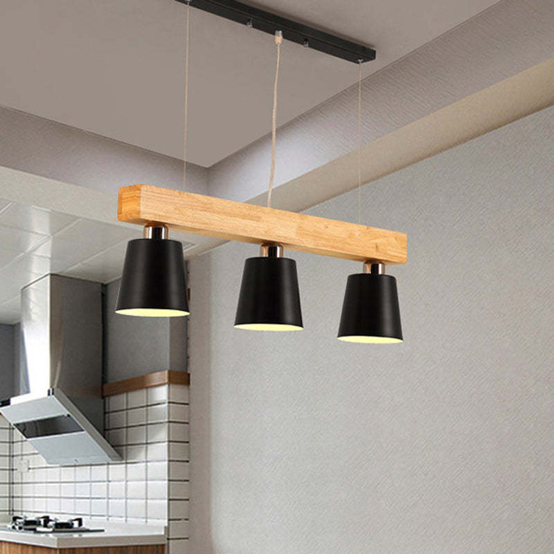 Nordic Wood Island Chandelier