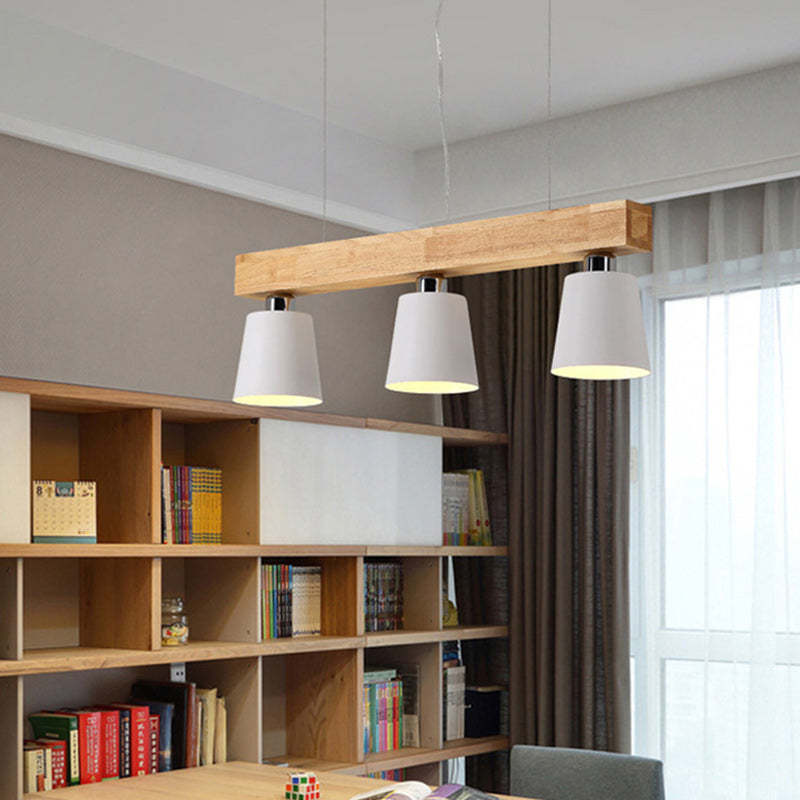 Nordic Wood Island Chandelier