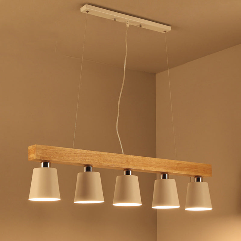 Nordic Wood Island Chandelier